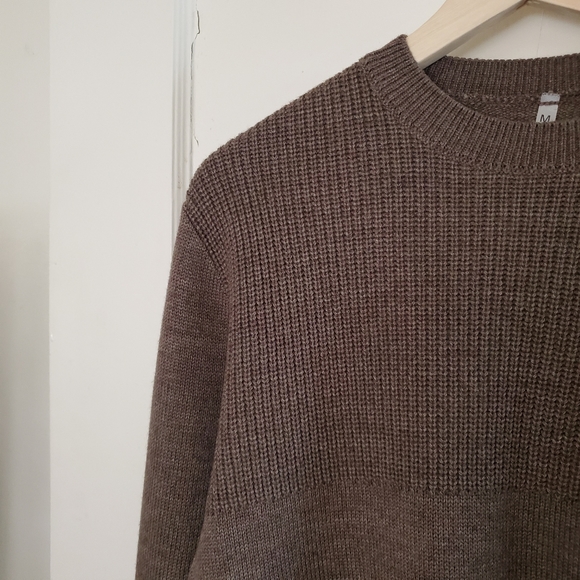 Wool Crew Neck Sweater - Picture 2 of 6
